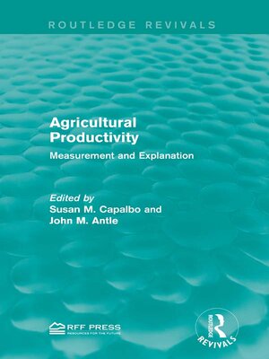 cover image of Agricultural Productivity